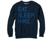 CHIN UP Eat Sleep Hike Womens Graphic Sweatshirt