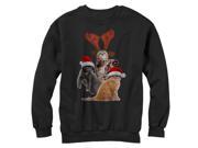 Lost Gods Ugly Christmas Sweater Cats Womens Graphic Sweatshirt