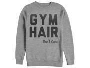 CHIN UP Athletic Gym Hair Don t Care Womens Graphic Sweatshirt