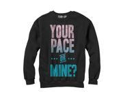 CHIN UP Pace Yourself Womens Graphic Sweatshirt