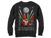 Lost Gods Christmas DJ Santa Ugly Sweater Mens Graphic Sweatshirt