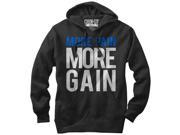 CHIN UP More Pain More Gain Womens Graphic Lightweight Hoodie