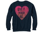 CHIN UP Give it Your All Womens Graphic Sweatshirt