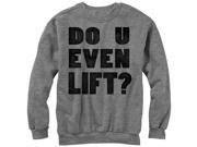 CHIN UP Do You Even Lift Mens Graphic Sweatshirt