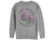 CHIN UP Bust Mine Kick Yours Womens Graphic Sweatshirt