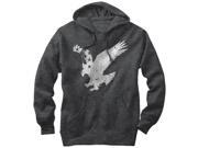 Lost Gods Flying Eagle American Flag Mens Graphic Lightweight Hoodie