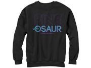 CHIN UP Fine osaur Dinosaur Womens Graphic Sweatshirt