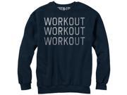 CHIN UP Workout Womens Graphic Sweatshirt