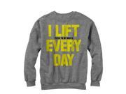 CHIN UP Lift Pizza Every Day Womens Graphic Sweatshirt