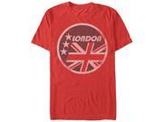 Lost Gods London Union Jack Stars Mens Graphic T Shirt