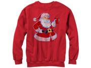 Lost Gods Ugly Christmas Sweater Santa Claus Party Time Mens Graphic Sweatshirt