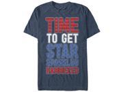 CHIN UP 4th of July Get Star Spangled Hammered Mens Graphic T Shirt