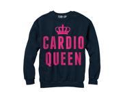 CHIN UP Cardio Queen Womens Graphic Sweatshirt