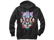 Lost Gods Geometric Cougar Mens Graphic Lightweight Hoodie