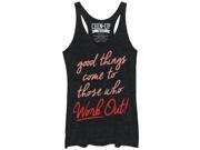 CHIN UP Good Things Womens Graphic Racerback Tank