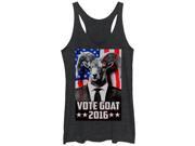 Lost Gods Election Vote Goat 2016 Womens Graphic Racerback Tank