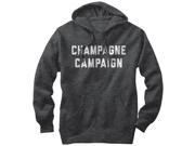 CHIN UP Champagne Campaign Womens Graphic Lightweight Hoodie