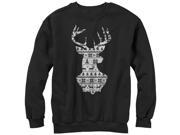 Lost Gods Reindeer Winter Theme Womens Graphic Sweatshirt
