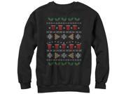 Lost Gods Beer Pong Ugly Christmas Sweater Womens Graphic Sweatshirt