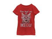 Lost Gods You Had Me at Meow Girls Graphic T Shirt