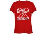 UPC 190272001017 product image for CHIN UP Christmas Candy Canes and Crunches Juniors Graphic T Shirt | upcitemdb.com