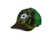 Dallas Stars NHL Reebok Camo Trucker Adjustable Snapback Hat