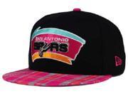 San Antonio Spurs NBA New Era 9Fifty Team Plaid Snapback Hat