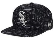 Chicago White Sox MLB New Era 9Fifty Geo Flat Bill Snapback Hat