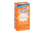 Crystal Light on the Go Peach Mango with Caffeine Drink Mix Packets