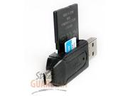 Street Guardian SGUSBOTG SD microSD Memory Card Reader USB OTG Windows Mac Linux Android compatible