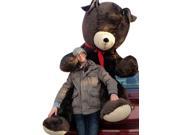 American Made 8 Foot Giant Teddy Bear Soft 96 Inch Brown Made in USA