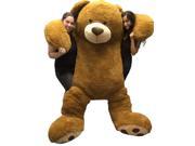 Giant 8 Foot Teddy Bear 96 Inch Soft Big Plush Brown Oversized Teddybear