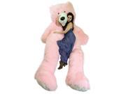 American Made 9 Foot Giant Pink Teddy Bear Soft 108 Inches Oversized Big Plush Animal Made in USA