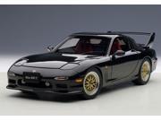 Mazda RX 7 FD Tuned Version Brilliant Black 1 18 Diecast Model Car by AutoArt