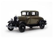 1931 Ford Model A Coupe Chicle Drab 1 18 Diecast Model Car by Sunstar