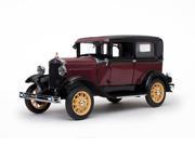 1931 Ford Model A Tudor Rubelite Red 1 18 Diecast Model Car by Sunstar