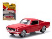 1965 Ford T5 Mustang Red Hobby Exclusive in Blister Pack 1 64 Diecast Model Car by Greenlight