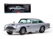 1963 Aston Martin DB5 Silver Grey 1 18 Diecast Model Car by Sunstar