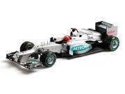 Mercedes AMG Petronas F1 Team F1 W03 Michael Schumacher Last Race Brazil GP 2012 Ltd to1440pc 1 18 Diecast by Minichamps