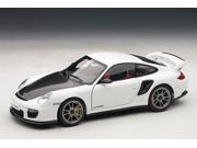 Porsche 911 997 GT2 RS White 1 18 Diecast Car Model by Autoart