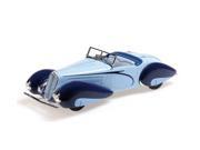 1937 Delahaye Type 135 M Cabriolet Blue Limited to 1002pc 1 18 Model Car by Minichamps
