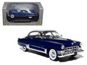 1949 Cadillac Series 62 Sedan Dark Blue 1 32 Diecast Model Car by Signature Models