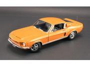 1968 Ford Shelby Mustang GT 500 KR Brilliant Orange WT 5014 Release 3 Limited to 870pc 1 18 Diecast Car Model by Acme