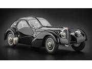 Bugatti Type 57 SC Atlantic Coupe Black Chassis 57.591 1 18 Diecast Model Car by CMC