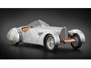 1938 Bugatti 57 SC Corsica Roadster Unpainted Clear Version Limited to 1000pc Worldwide 1 18 Diecast Car Model by CMC