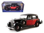 1935 Maybach SW35 Spohn Red Black 1 18 Diecast Model Car by Signature Models