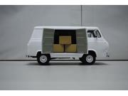 1963 1960 s Ford Econoline Working Van White with Boxes 1 25 Diecast Model by First Gear