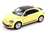 2012 Volkswagen New Beetle Sun Flower Yellow 1 18 Diecast Model Car by Kyosho
