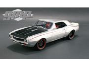 1967 Chevrolet Camaro Street Fighter Metallic Silver Limited Edition to 1332pcs 1 18 Diecast Model Car by GMP