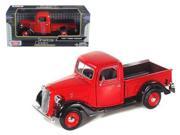 1937 Ford Pickup Truck Red 1 24 Diecast Car Model by Motormax